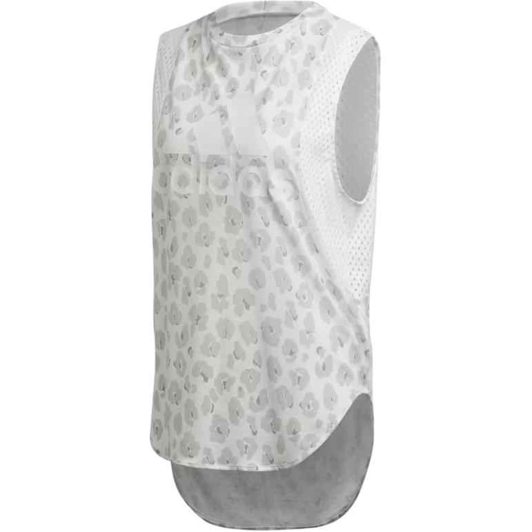 

Футболка майка мужская серая белая Adidas
