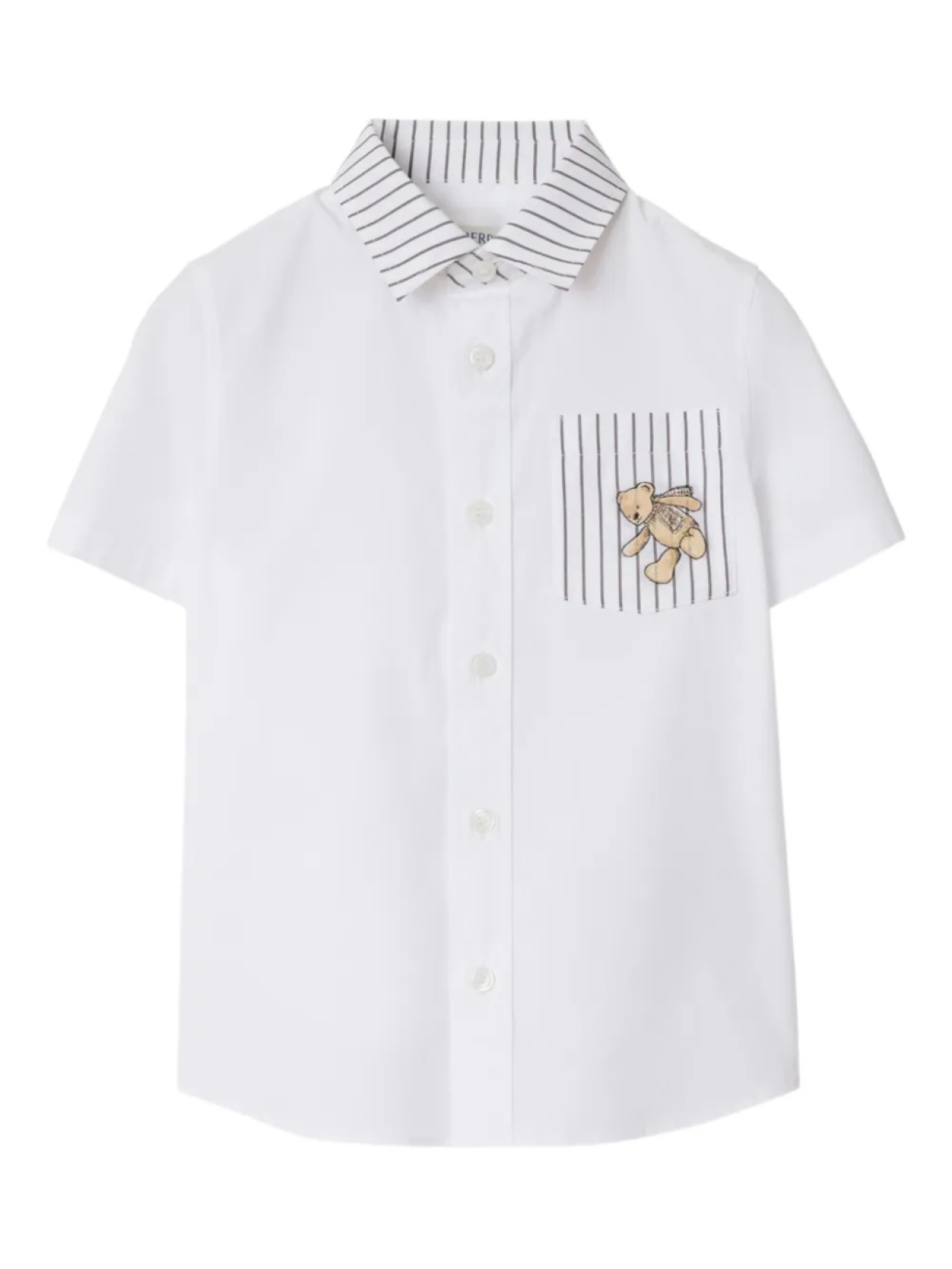 

Футболка Burberry Kids с аппликацией «Медведь Томас», белый