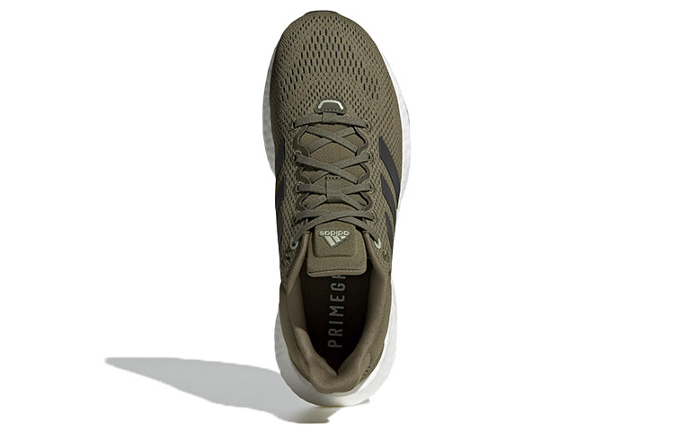 Кроссовки мужские Pure Boost 21 с низким верхом, оливково-зеленые Adidas — фото 4