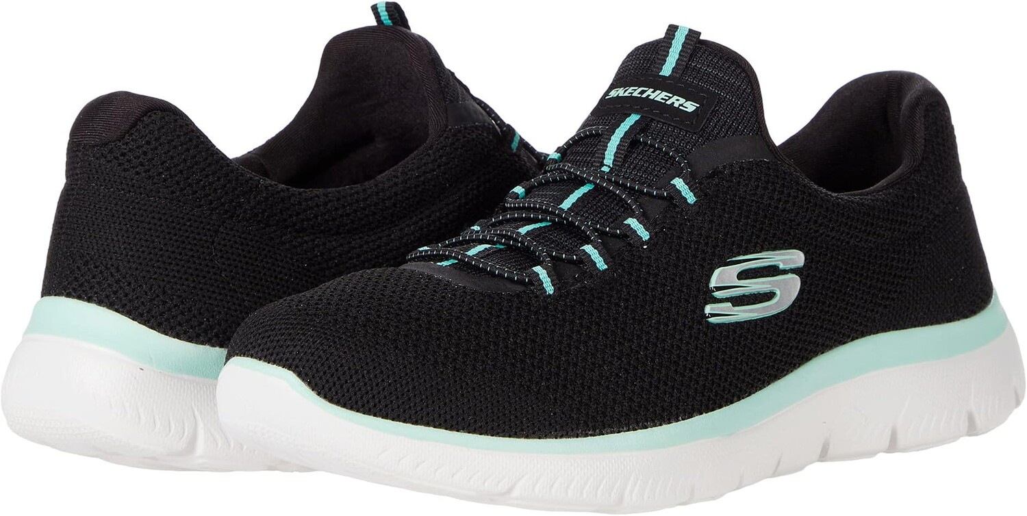 

Кроссовки Summits-Cool Classic SKECHERS, цвет Black/Turquoise, Черный, Кроссовки Summits-Cool Classic SKECHERS, цвет Black/Turquoise