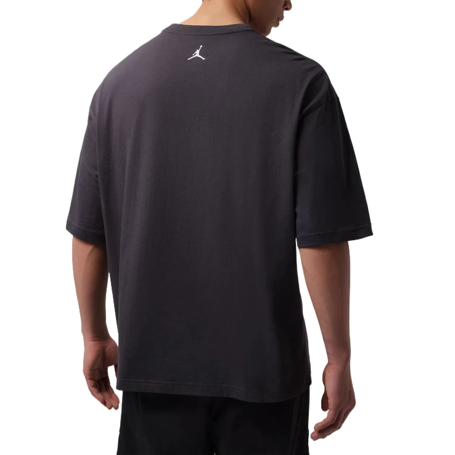 Футболка спортивная Jordan Sport SS26 T-Shirt серая/черная/белая — фото 3