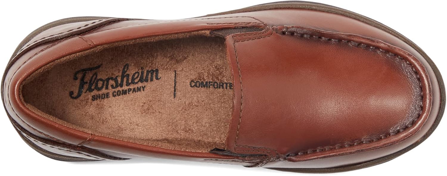 Детские мокасины Florsheim Boys Central Jr, Cognac — фото 2