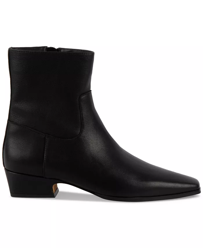 Женские замшевые ботильоны Dusty на квадратном каблуке Steve Madden, черный — фото 2
