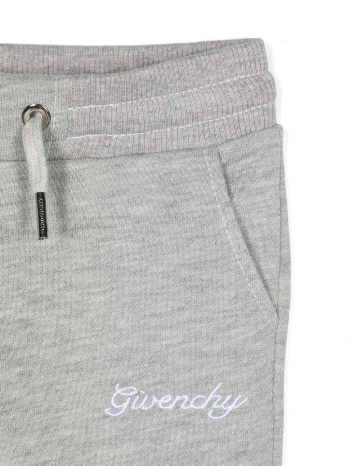 Givenchy Kids спортивный костюм с нашивкой-логотипом, серый — фото 3