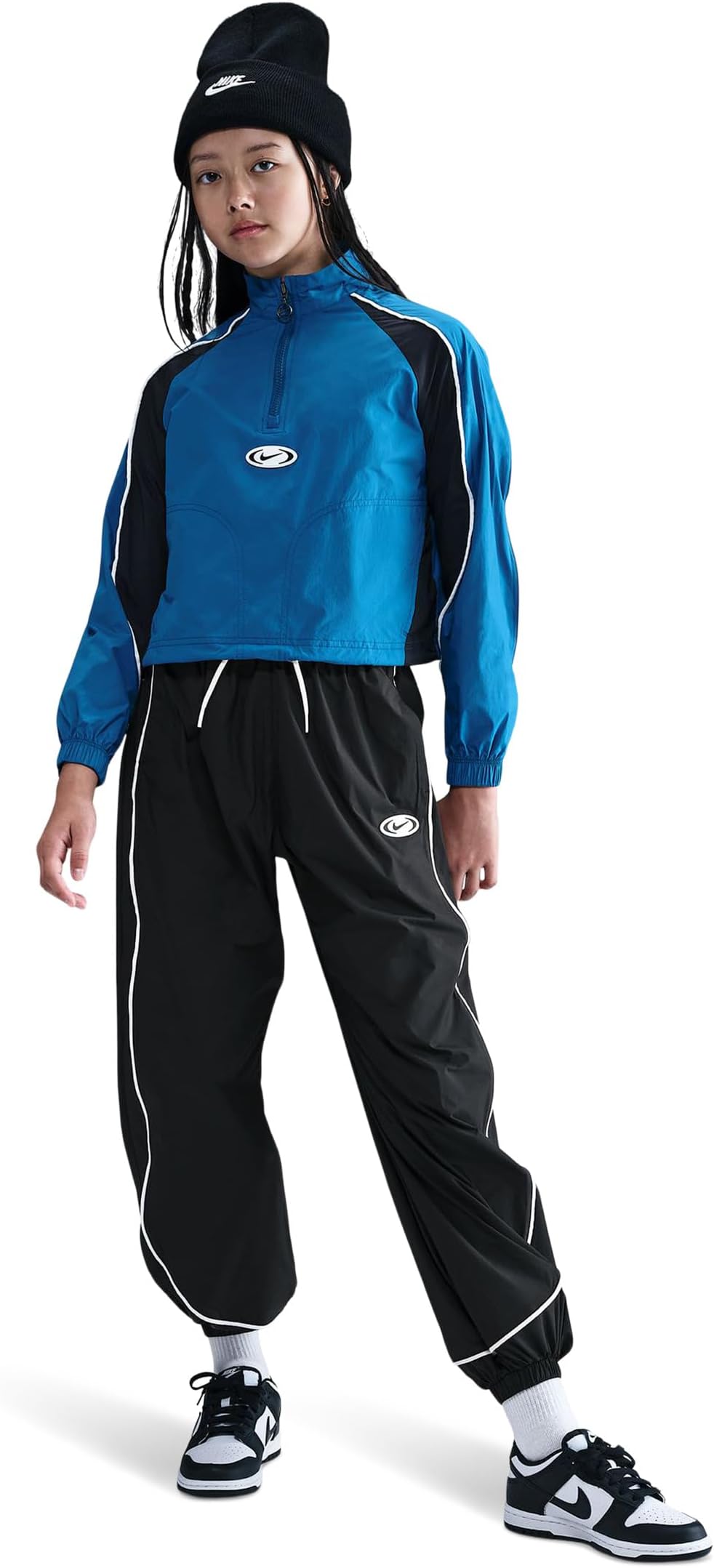 

Брюки Nike Kids Sportswear Track Pants, Black/Black/White