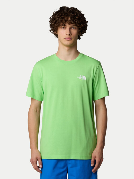 

Футболка обычного кроя SS Simple Dome NF0A87NG The North Face, зеленый