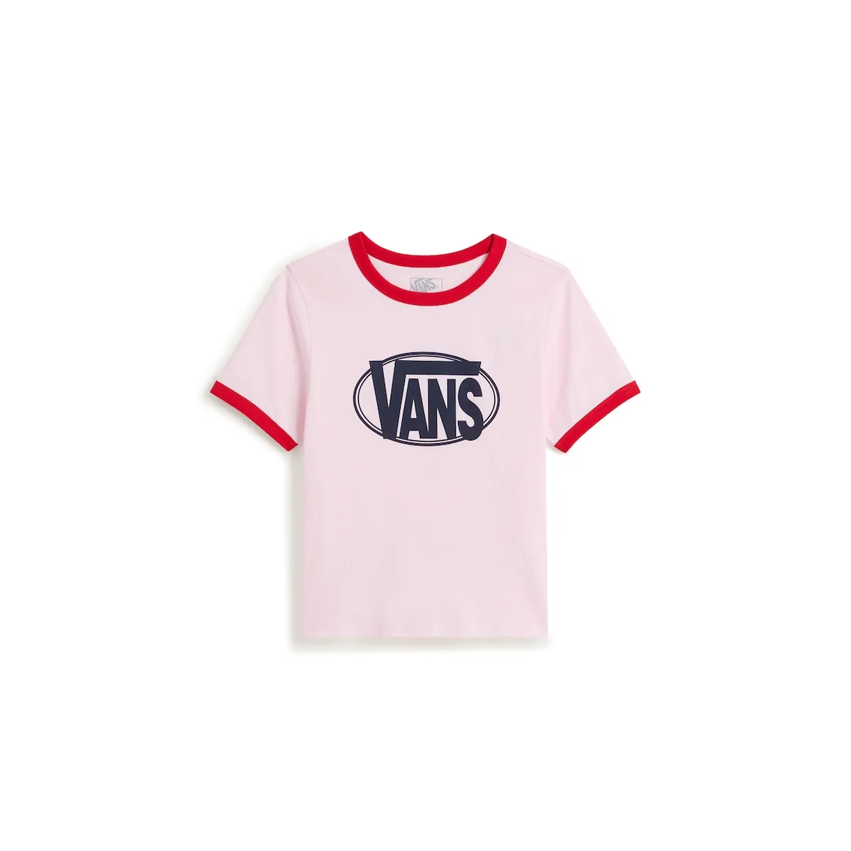 

Женская футболка Center Chest Ringer Vans, розовый