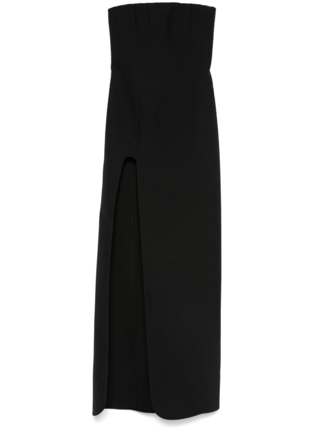 

Платье макси без бретелей Stella McCartney, черный
