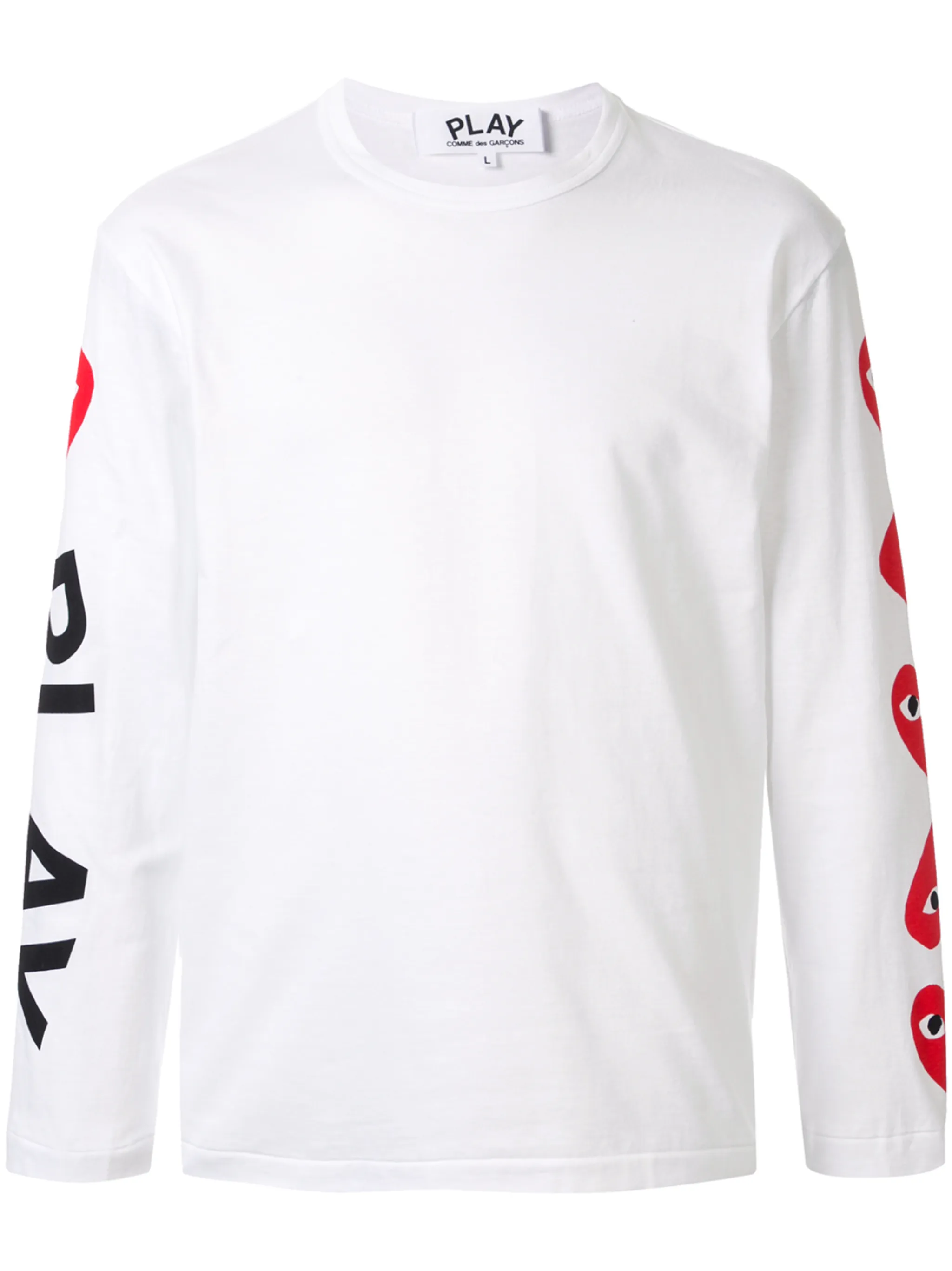 

Футболка с длинными рукавами Comme Des Garçons Play, белый