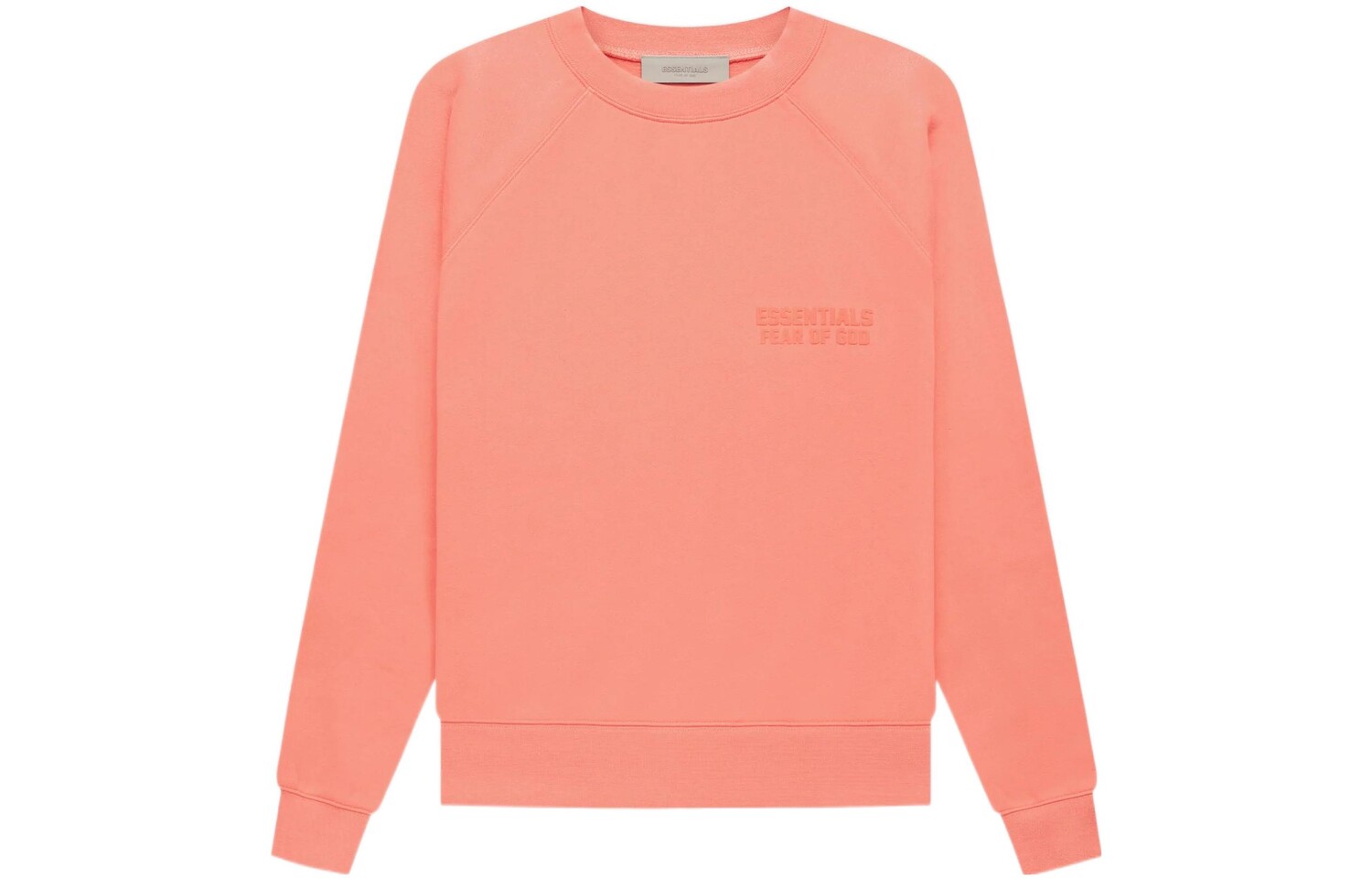 

Худи и свитшоты унисекс Fear of God Essentials, цвет coral red