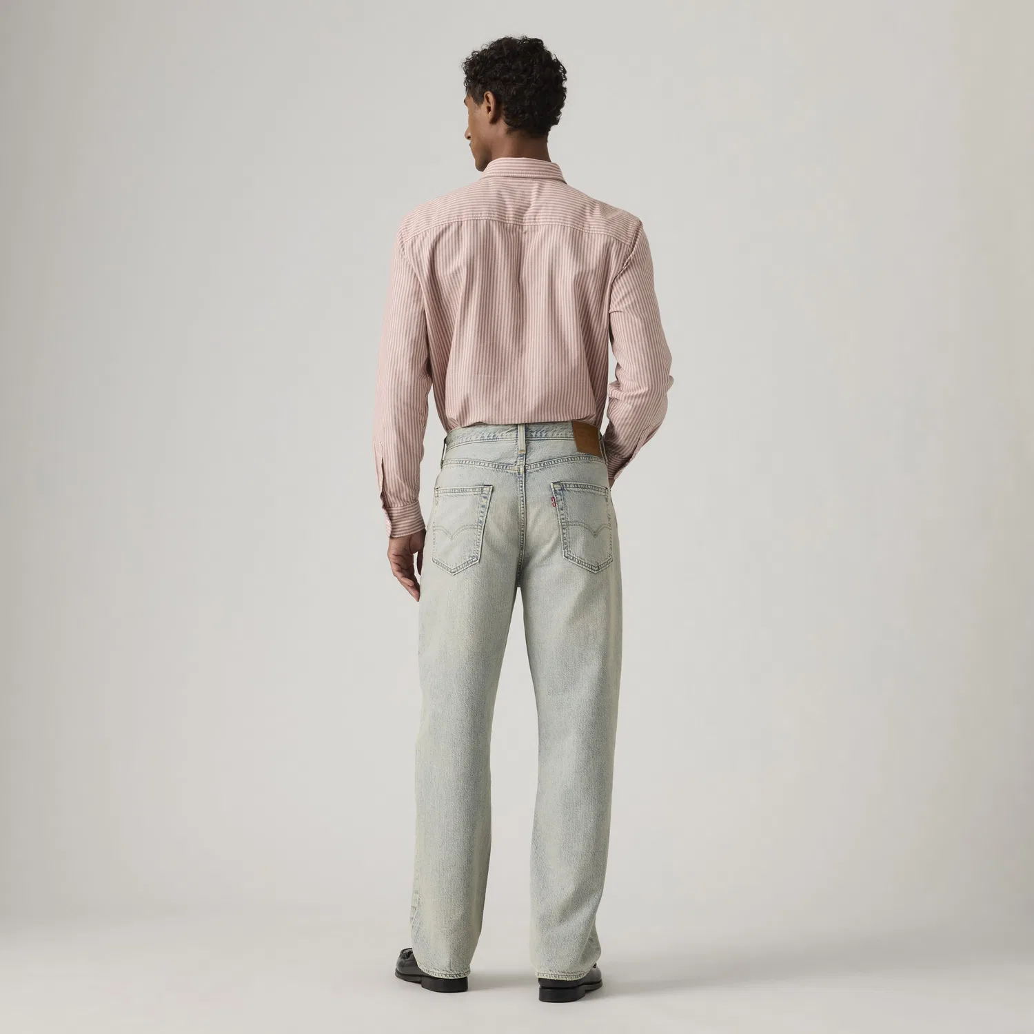 Мужские джинсы 568 из свободного льна и денима Levi's, Medium Wash — фото 4
