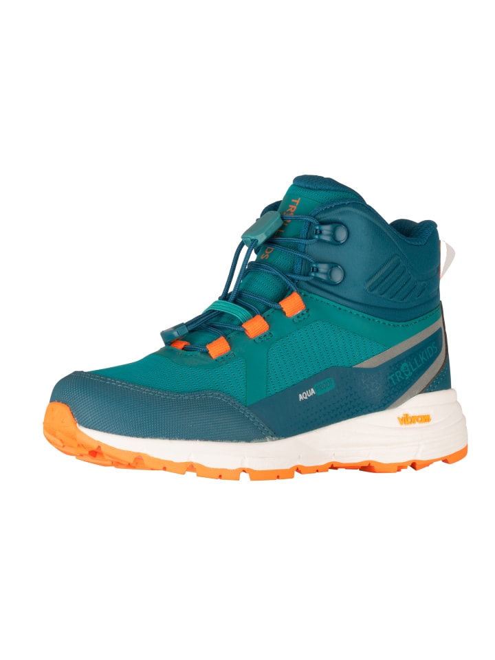 

Походная обувь Trollkids, цвет sea green