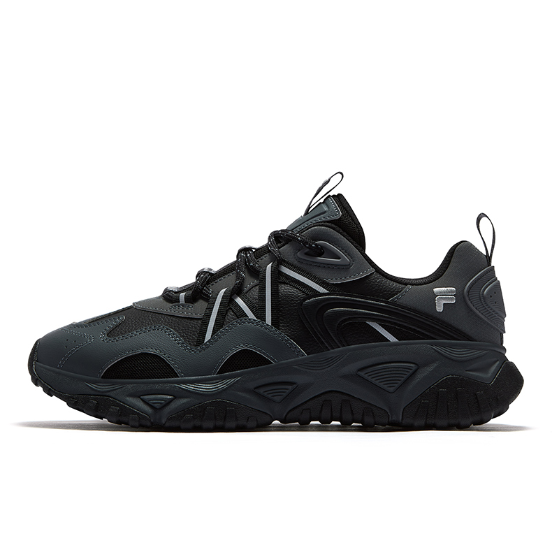 

FILA FUSION Кроссовки FREEROAM для походов, повседневная обувь, мужская, черно-серая, осенне-зимняя версия