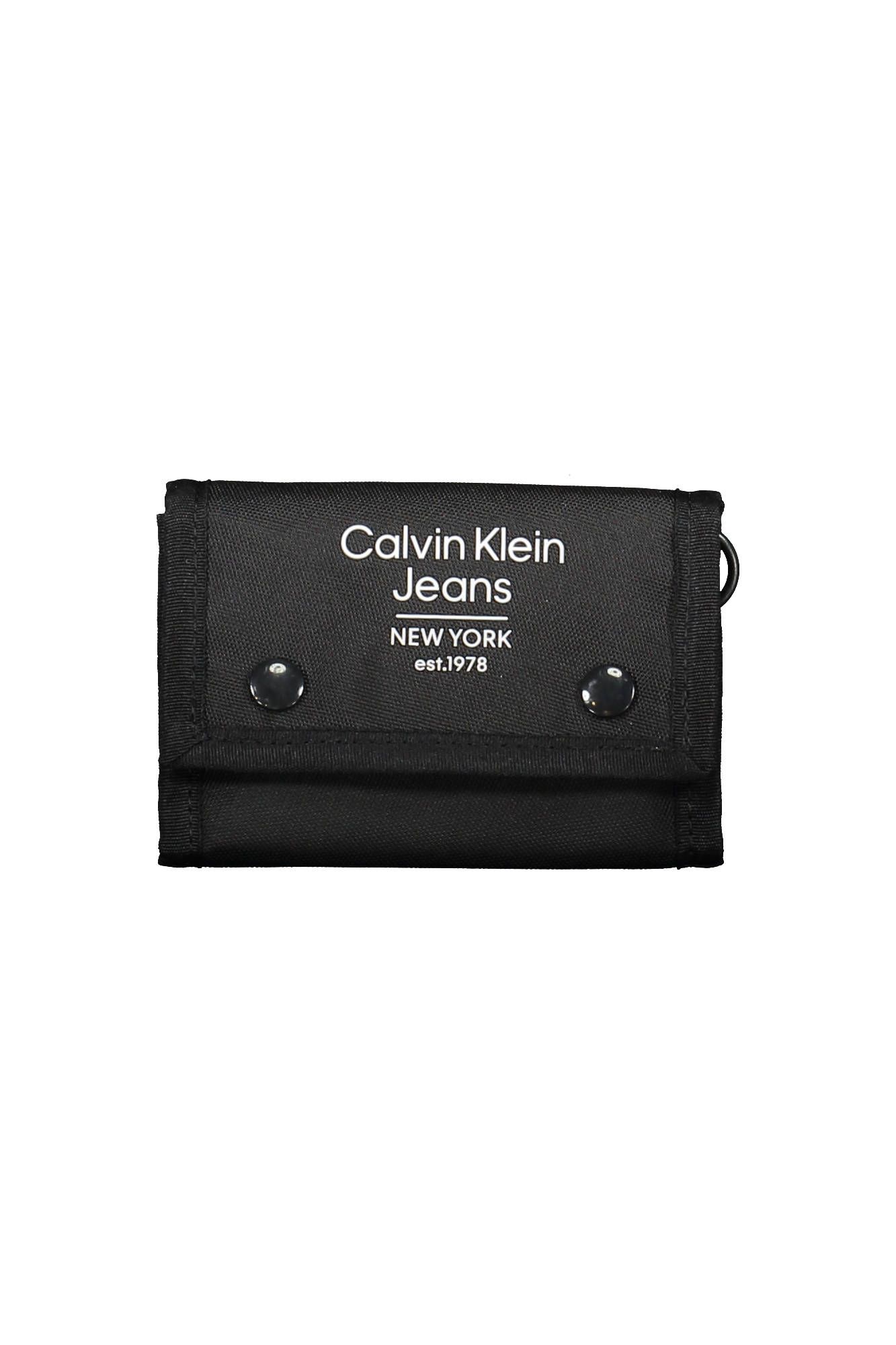 

Черный мужской кошелек из полиэстера Calvin Klein