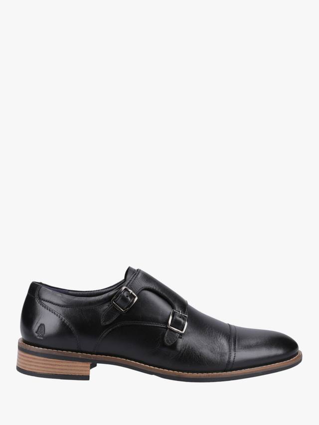 

Кожаные монашеские туфли дэвида Hush Puppies, черный