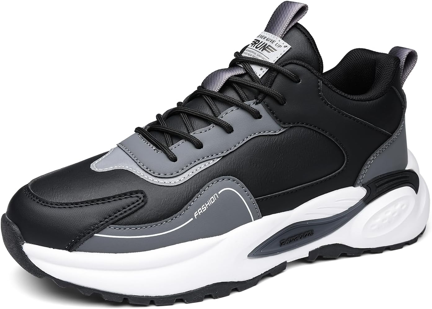 

Мужские осенне-зимние легкие мягкие повседневные модные спортивные кроссовки GEORHJ, черный