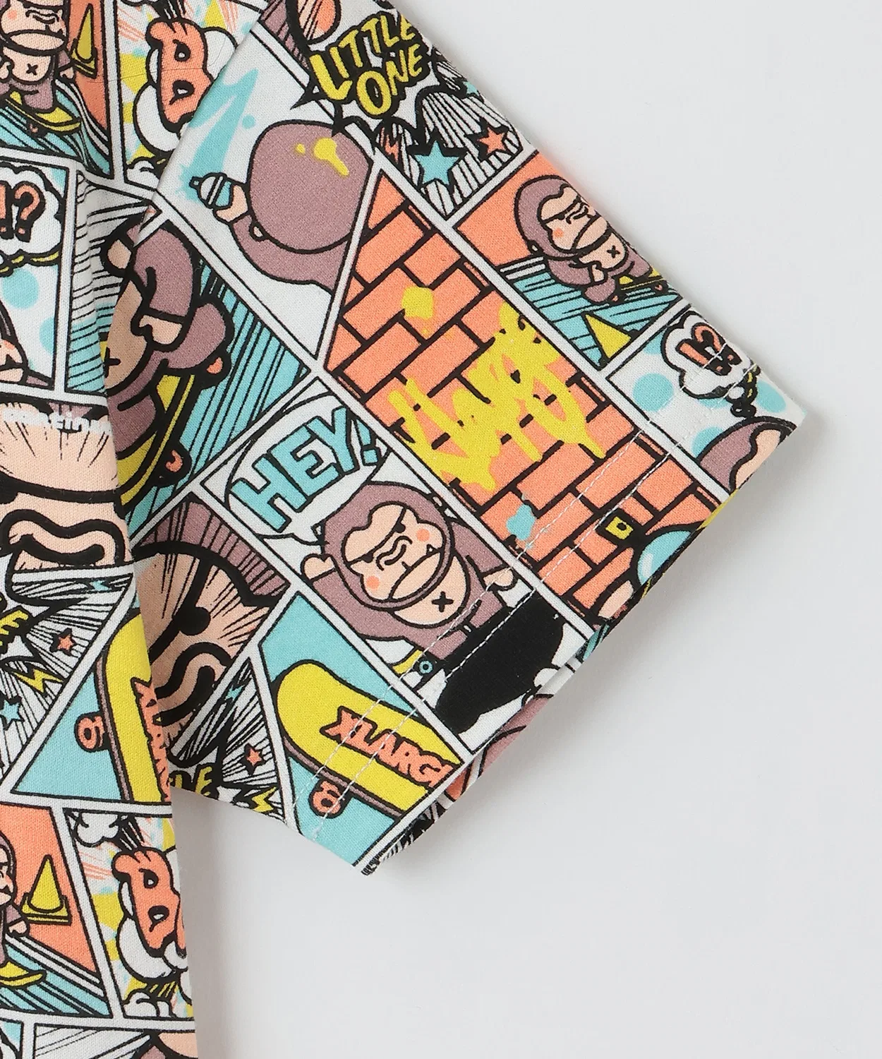 Детская футболка с забавным комикс-гориллой XLARGE KIDS синяя — фото 4