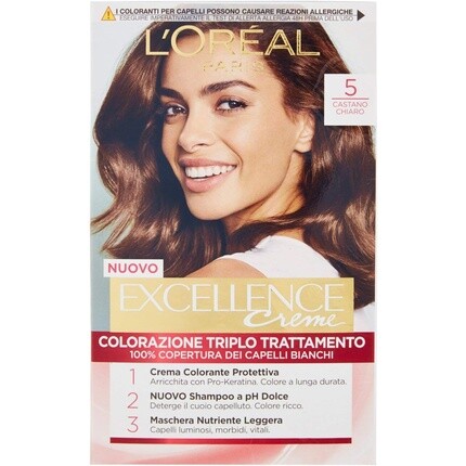

Excellence L'Oreal Paris Excellance N.5 Castano Chiaro Краска для волос светло-коричневый