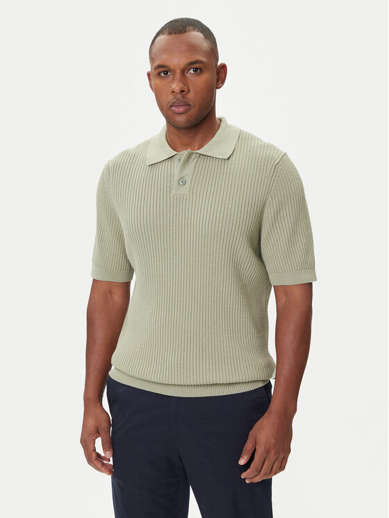 

Поло regular fit Akoppo 50543670 Boss, зелёный