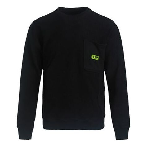 

Толстовка Converse Slogan Long-sleeve Round-neck Sweater Men Black, черный