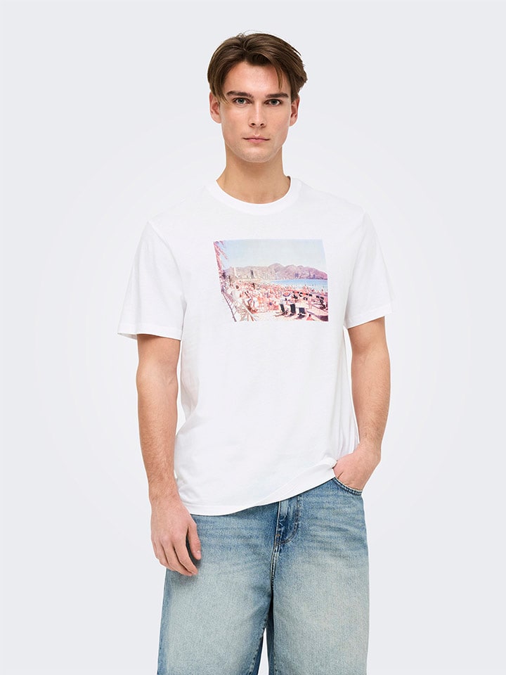 

Футболка ONLY & SONS, белый