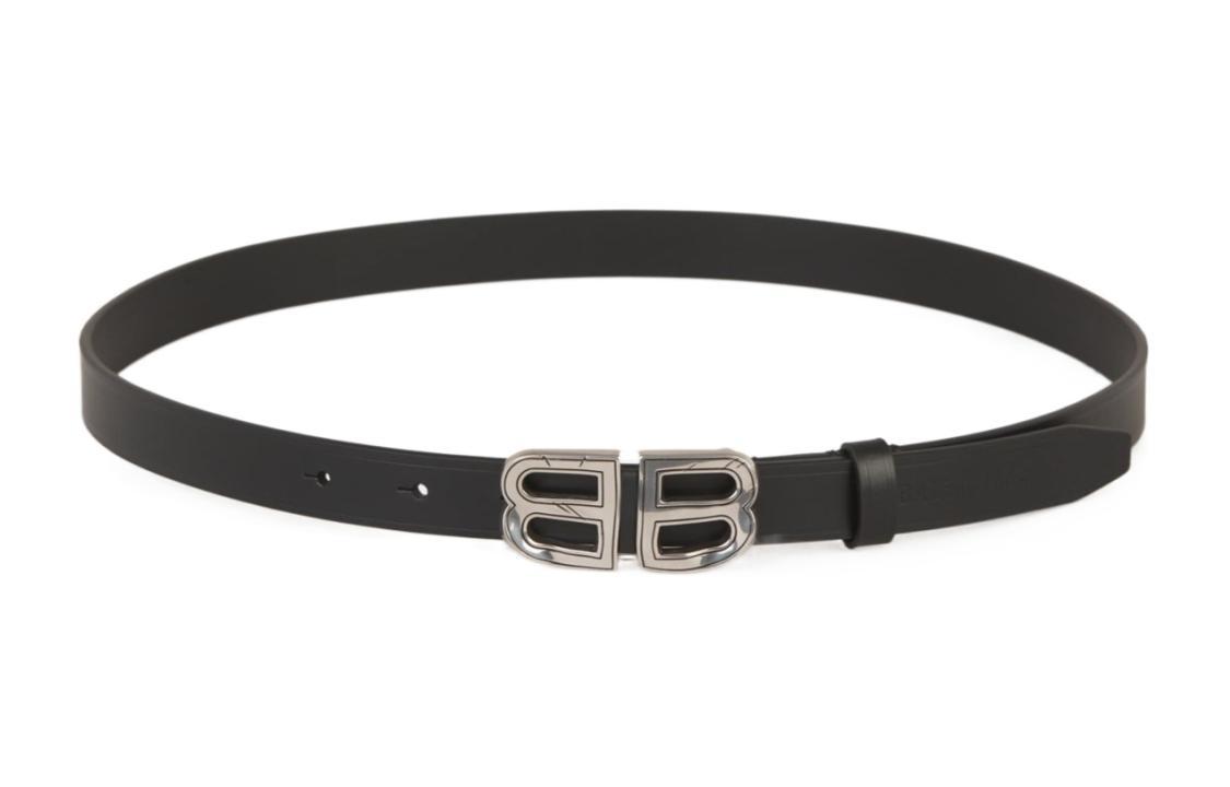 

Balenciaga Кожаный ремень женский, черный, ширина: 2 см