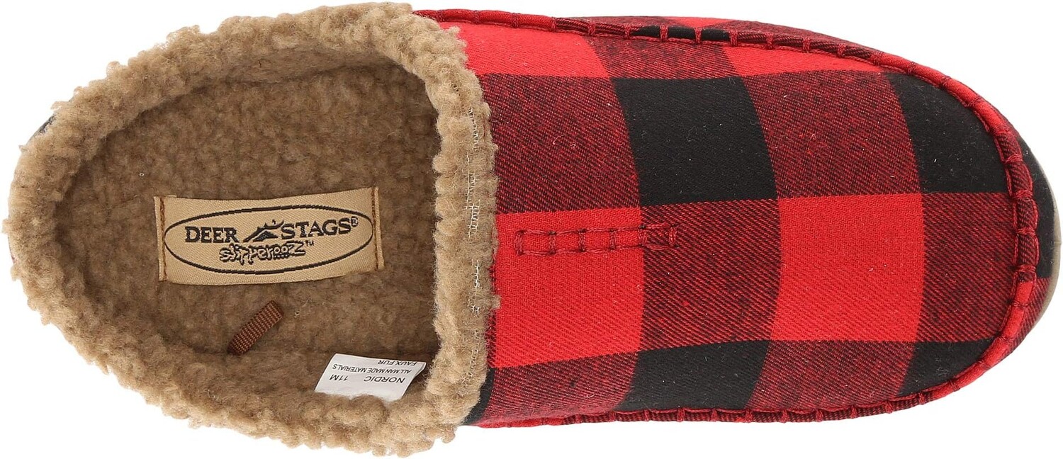 Тапочки Deer Stags Nordic Slipper, цвет Red/Black — фото 2
