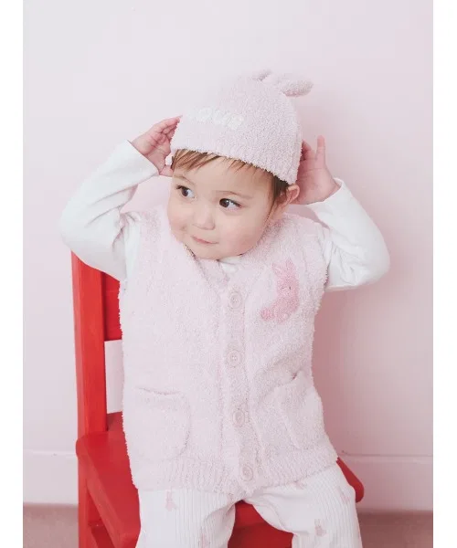 Детский жилет с кроликом Powder Animal Vest, полиэстер, светло-розовый