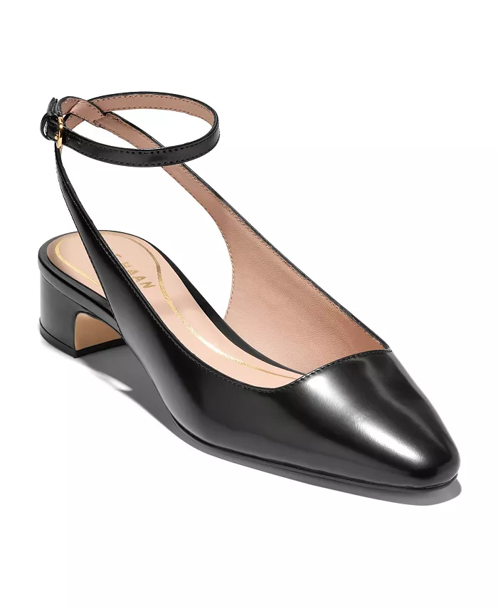 Женские туфли-лодочки Paden с ремешком на щиколотке Cole Haan, черный