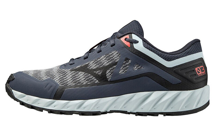 

Кроссовки Wave Ibuki 3 мужские низкие серые/синие Mizuno