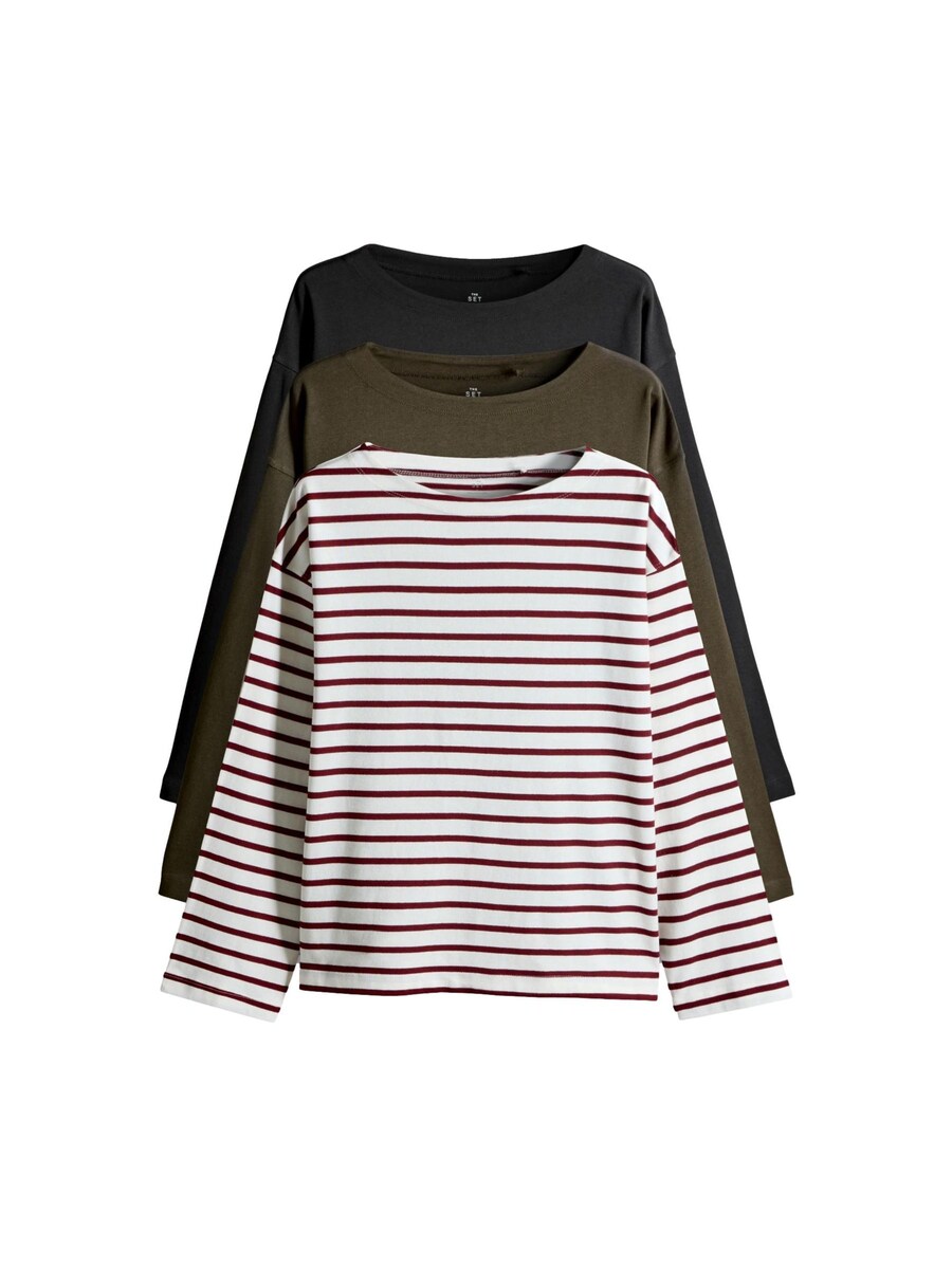 

Рубашка The Set, черный/белый