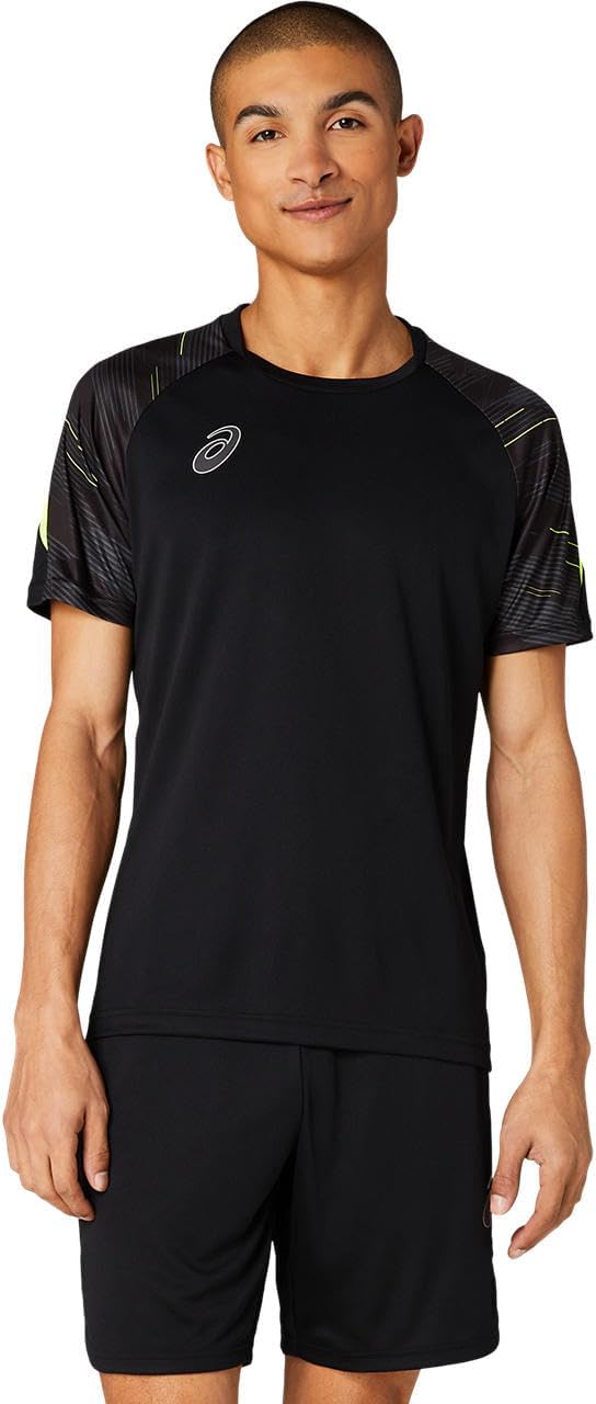 

Футболка ASICS с коротким рукавом и графическим принтом для мужчин, модель 2101A297, черный