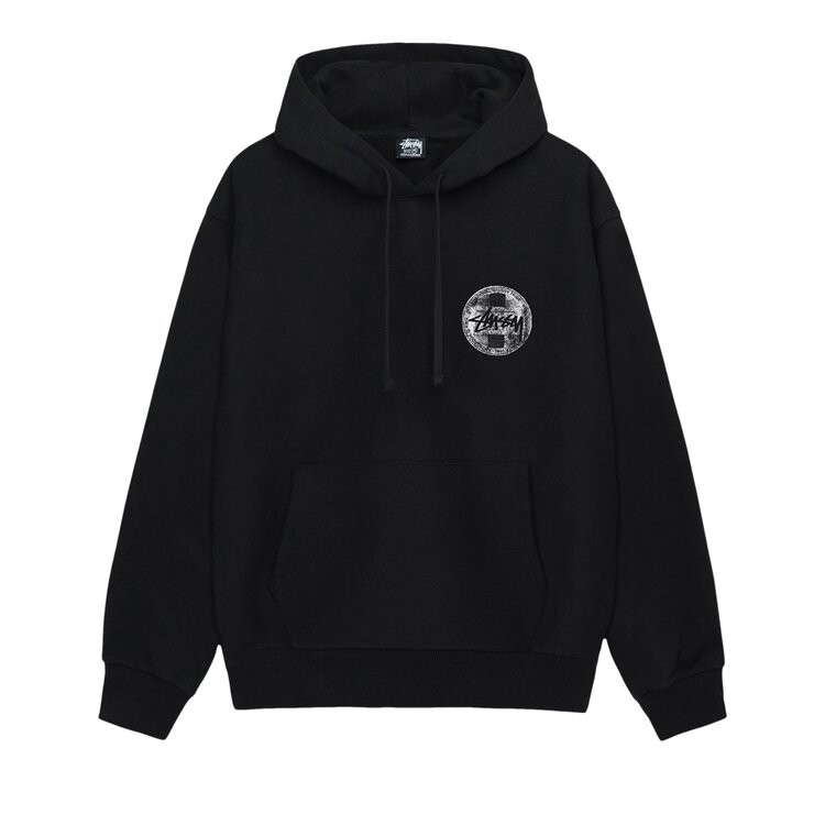 

Худи Stussy Dot Stamp Hoodie, черный
