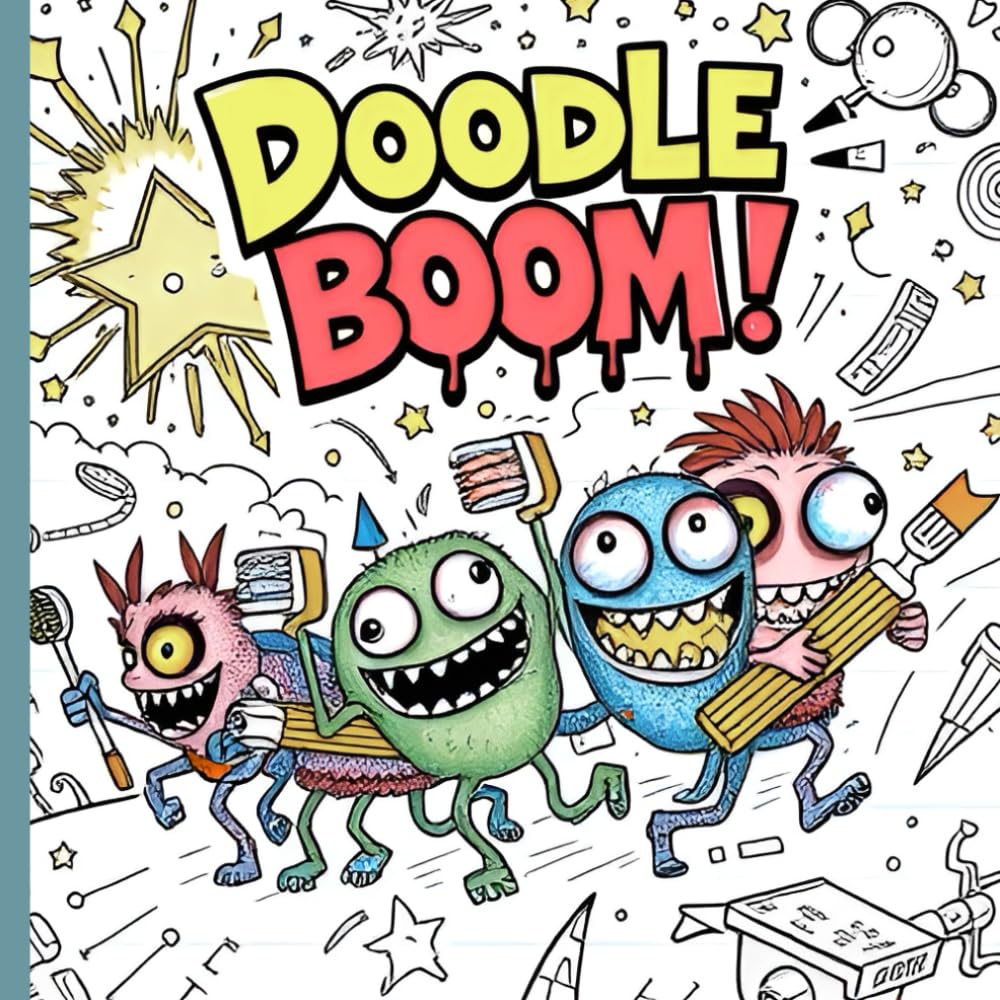

Doodle Boom: En Magisk Målarbok för Kreativa Äventyr - Fantastiska Doodles för Avslappning och Inspiration: Släpp loss din inre konstnär och upptäck ... hitta ditt kreativa flöde (Swedish Edition)