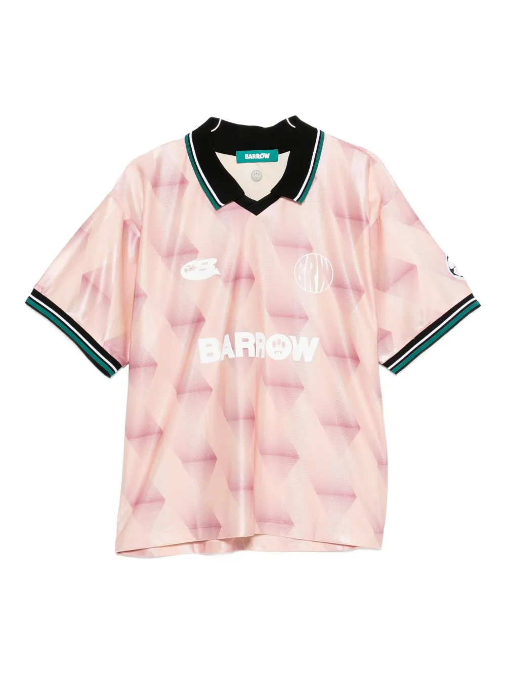 

Поло с принтом Barrow, розовый