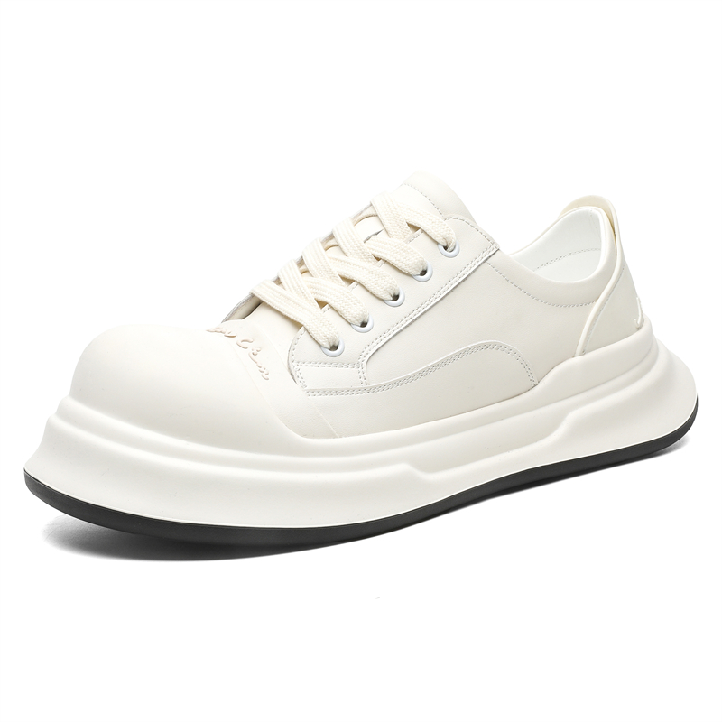 

Легкие низкие мужские кроссовки для скейтбординга, увеличивающие рост V ZERO FIVE, White