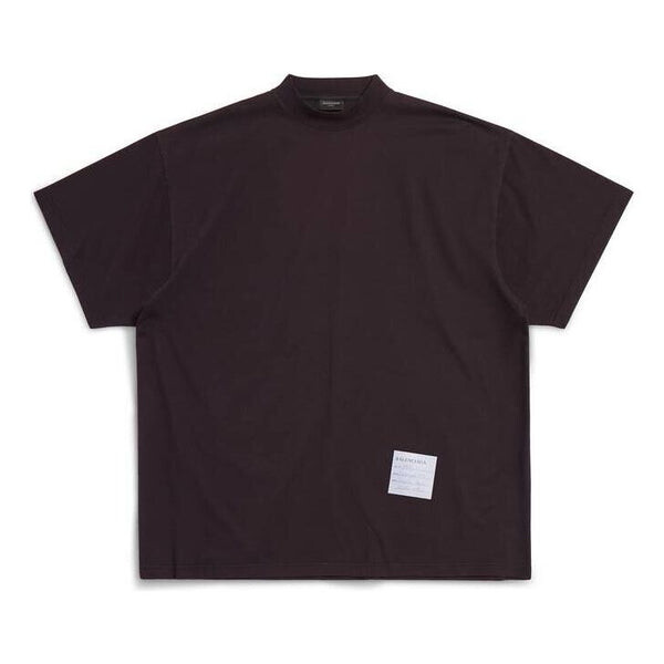 

Футболка sample sticker t-shirt oversized 'black' Balenciaga, черный