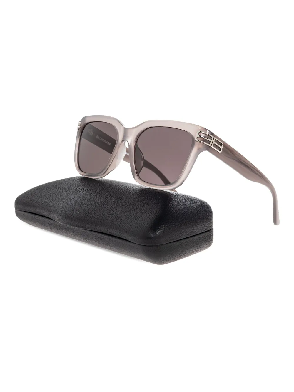 Солнцезащитные очки Casino в квадратной оправе Balenciaga Eyewear, розовый — фото 2