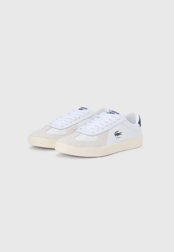 Кроссовки Lacoste Baseshot pro trainers, белый/темно-синий — фото 2