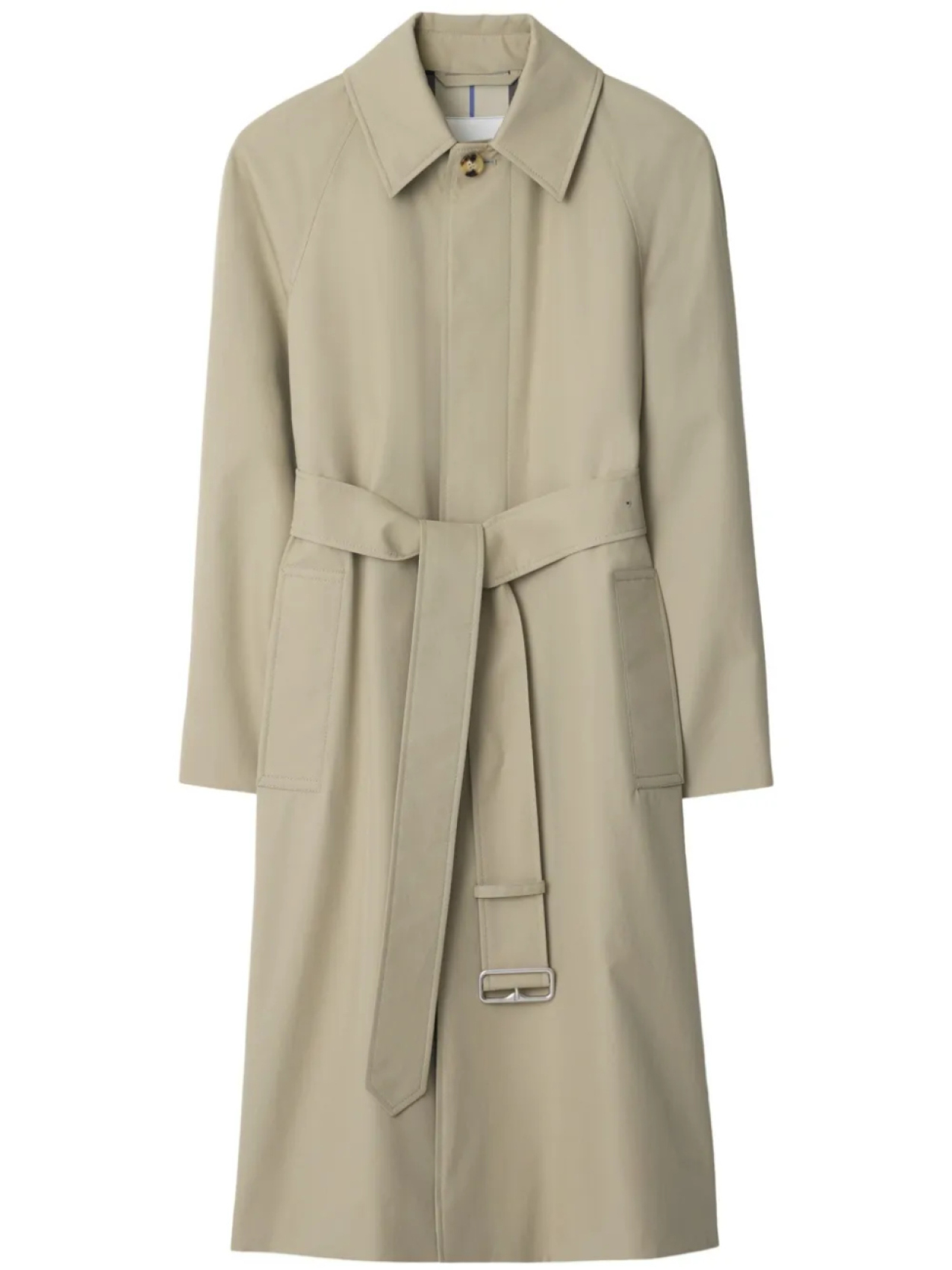 

Burberry габардиновое пальто, коричневый