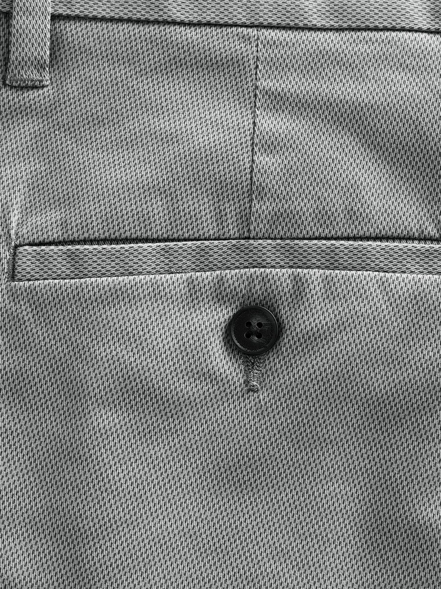 Брюки чинос Next Slim fit Chino Pants, цвет grey/light grey — фото 3