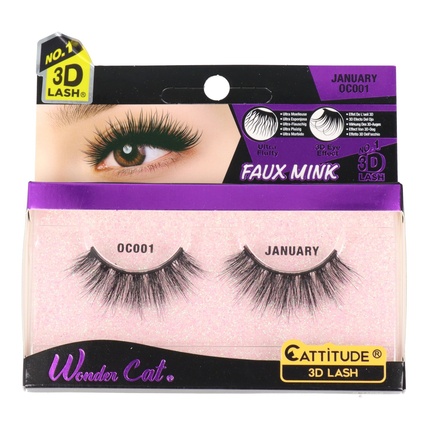 

Wonder Cat Lash Январь - Накладные ресницы Ebin New York