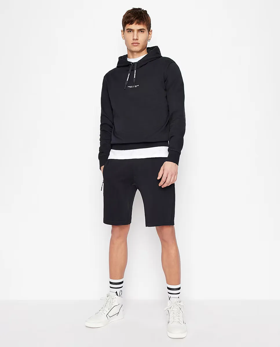 

Мужские шорты-бермуды из плюша Milano-New York Armani Exchange, темно-синий
