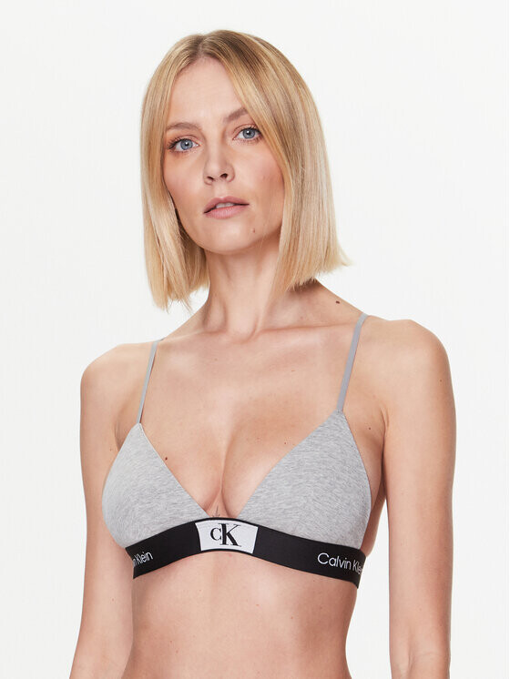 

Бюстгальтер без косточек Calvin Klein, серый
