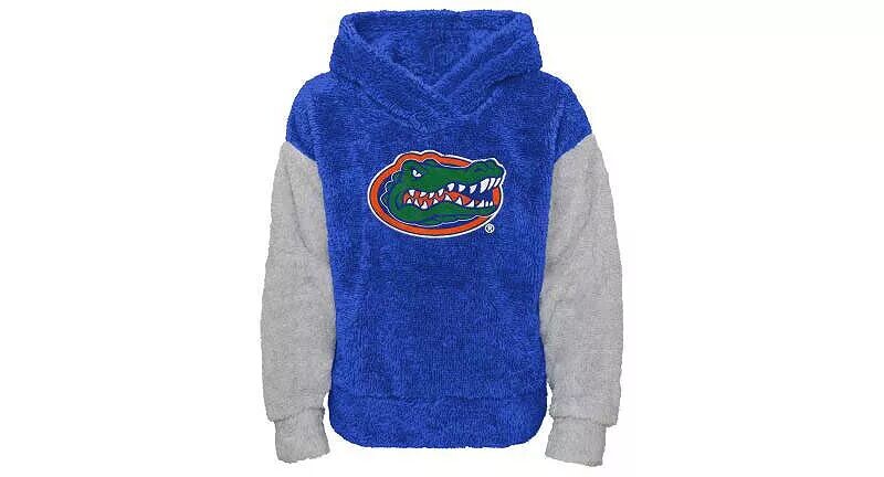 

Синяя флисовая толстовка Тедди Gen2 для маленьких девочек Florida Gators, Синий, Синяя флисовая толстовка Тедди Gen2 для маленьких девочек Florida Gators