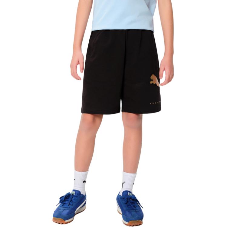 PUMA Спортивные шорты Sportstyle Series SS25 для детей, черный — фото 3