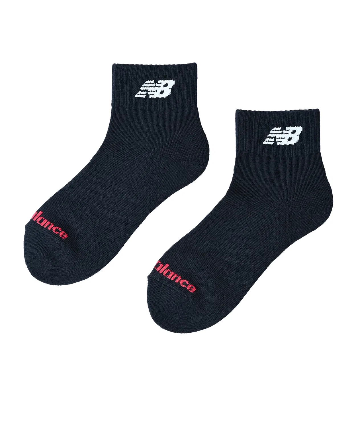 Носки детские 3 пары короткие New Balance чёрные — фото 2