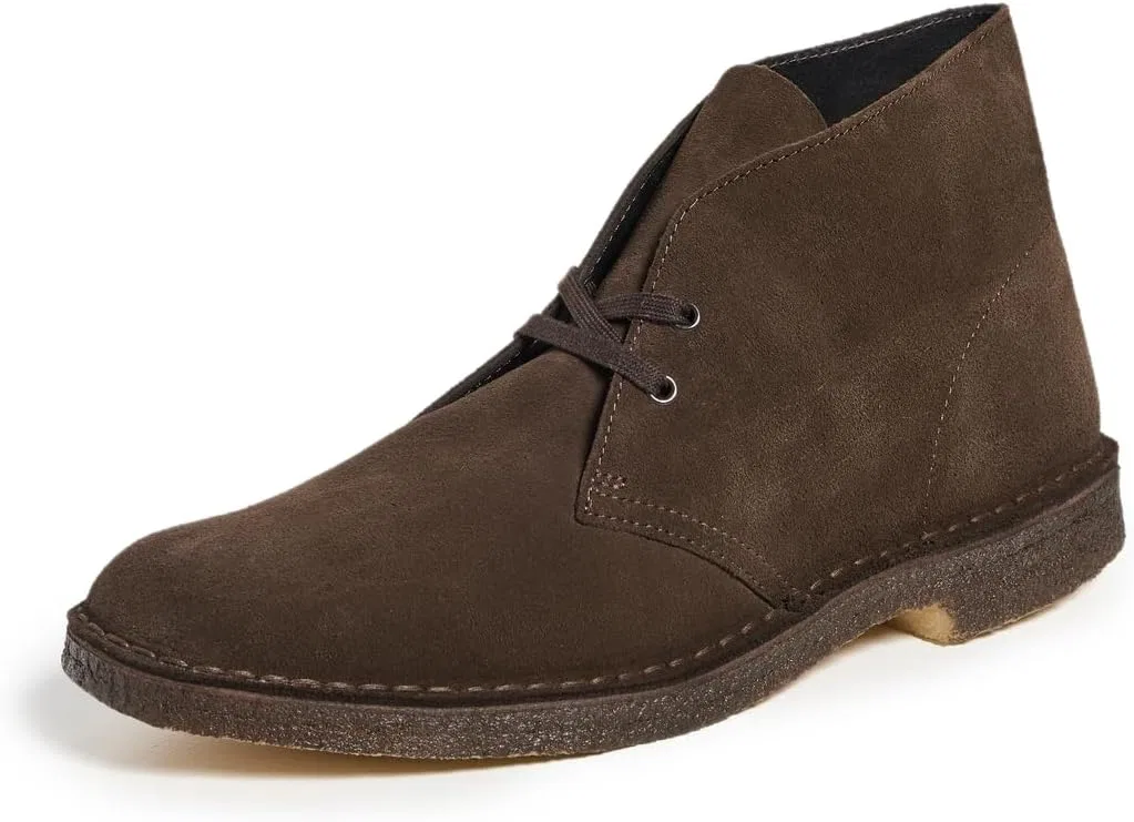 Ботинки Clarks Herren Desert Chukka-Stiefel, Brown Suede