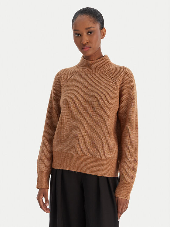 

Свитер regular fit Woolen Stitch LV044D372G Calvin Klein Jeans, коричневый