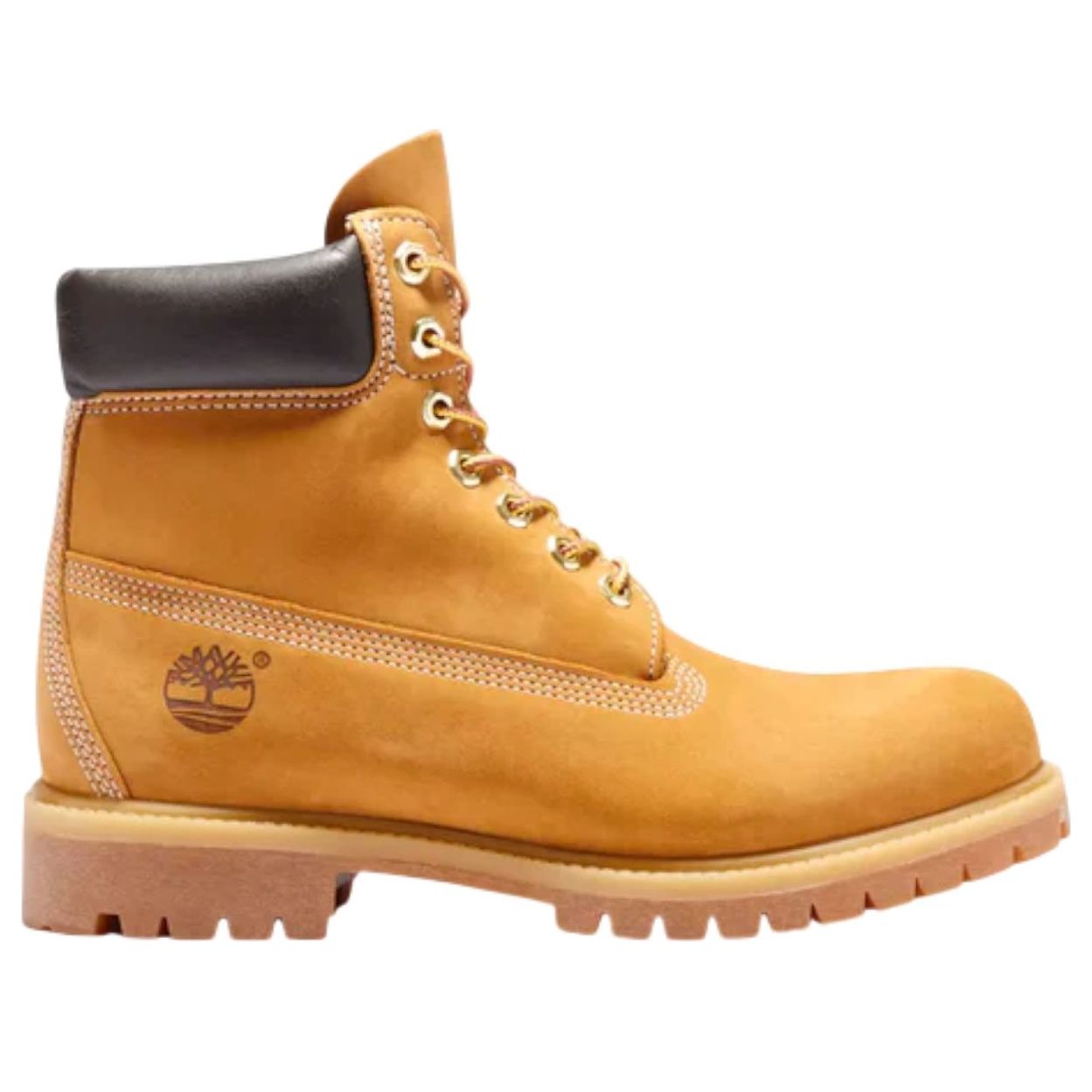 Водонепроницаемые классические ботинки Timberland 6 Inch с сетчатой подкладкой цвета пшеницы — фото 2